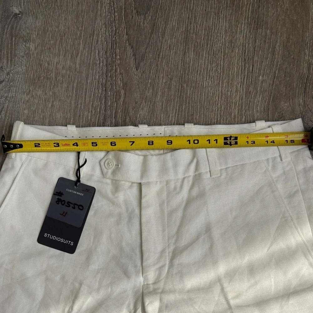 Studiosuits White Linen Pants